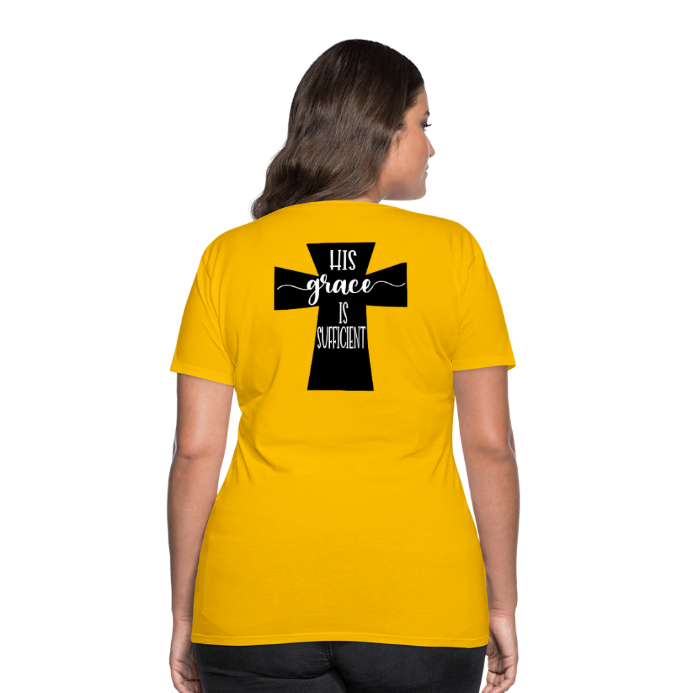 His Grace 2 Women’s Premium T-Shirt Elisheba M6:33