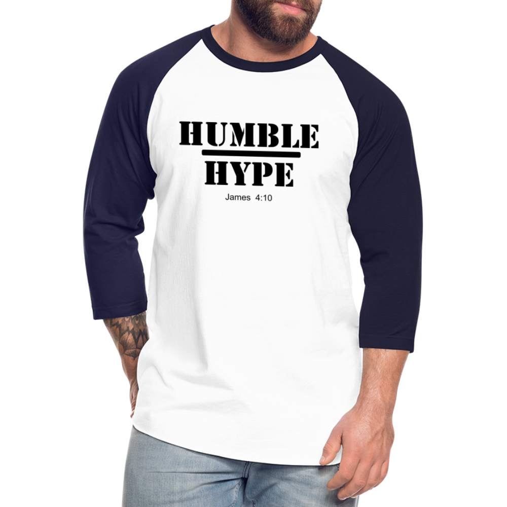 Humble over Hype Baseball T-Shirt Elisheba M6:33