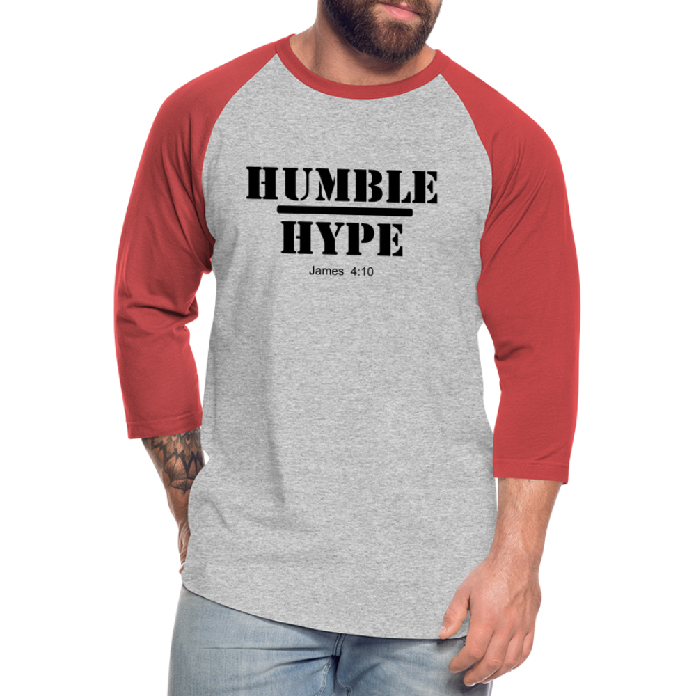 Humble over Hype Baseball T-Shirt Elisheba M6:33