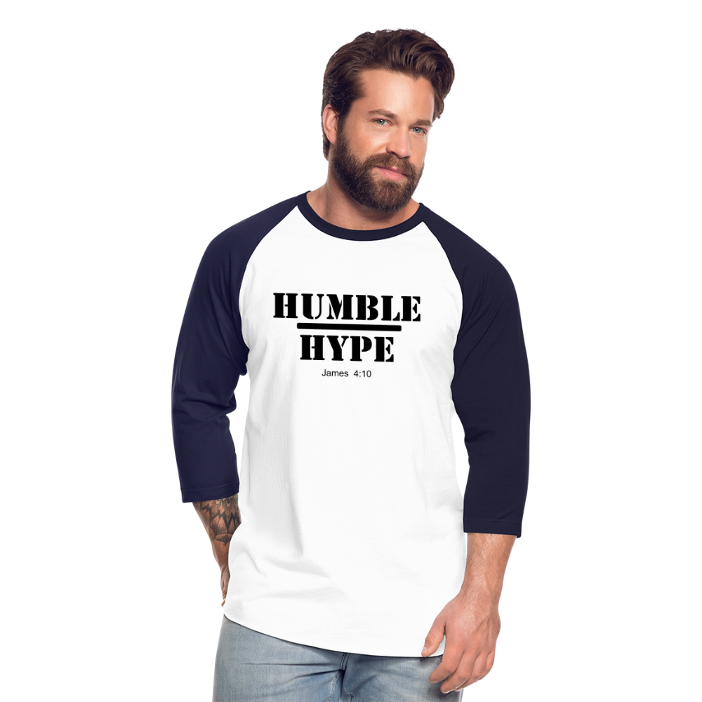 Humble over Hype Baseball T-Shirt Elisheba M6:33
