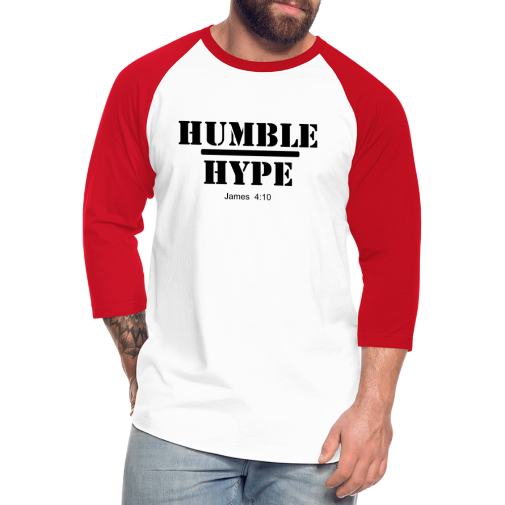 Humble over Hype Baseball T-Shirt Elisheba M6:33