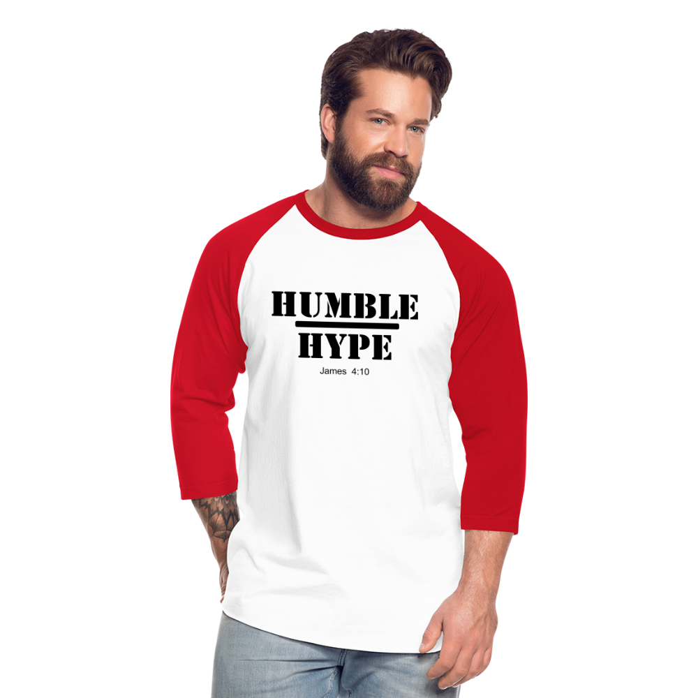 Humble over Hype Baseball T-Shirt Elisheba M6:33