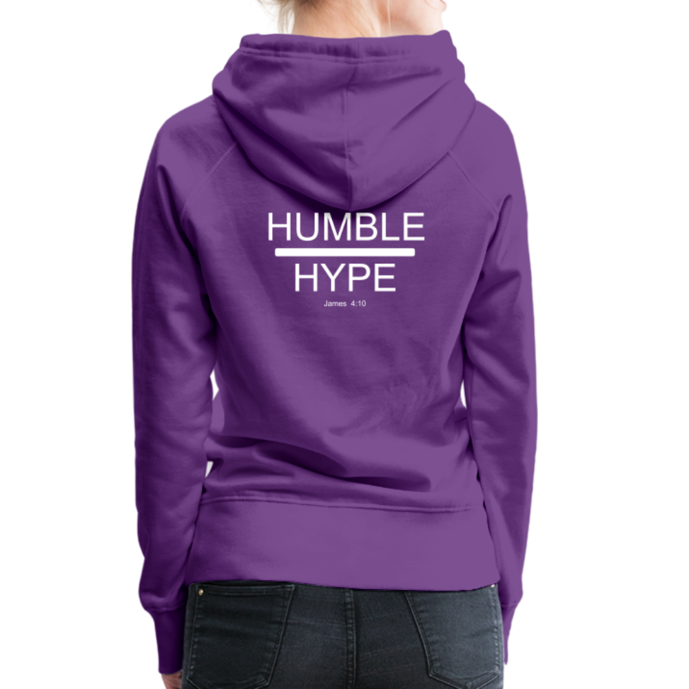Humble over Hype Women’s Premium Hoodie Elisheba M6:33