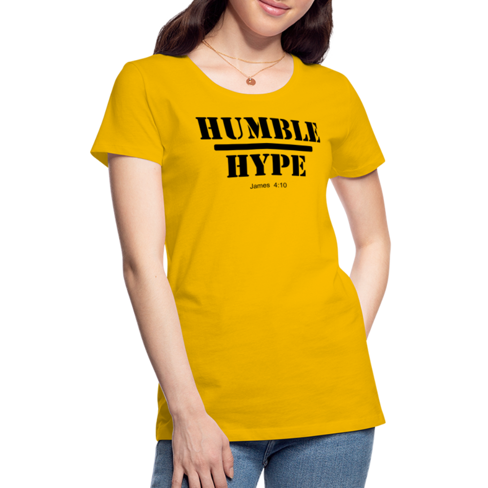 Humble over Hype Women’s Premium T-Shirt Elisheba M6:33