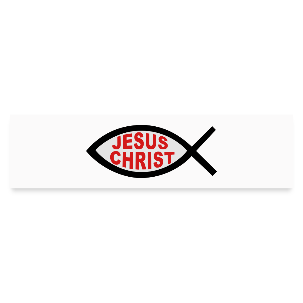 Jesus Christ Bumper Sticker Elisheba M6:33