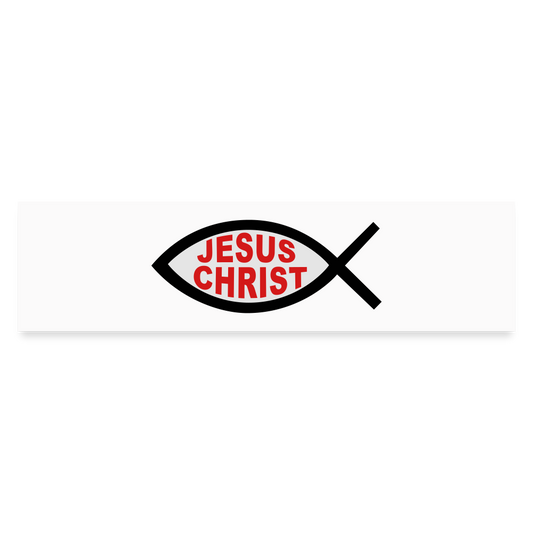 Jesus Christ Bumper Sticker Elisheba M6:33