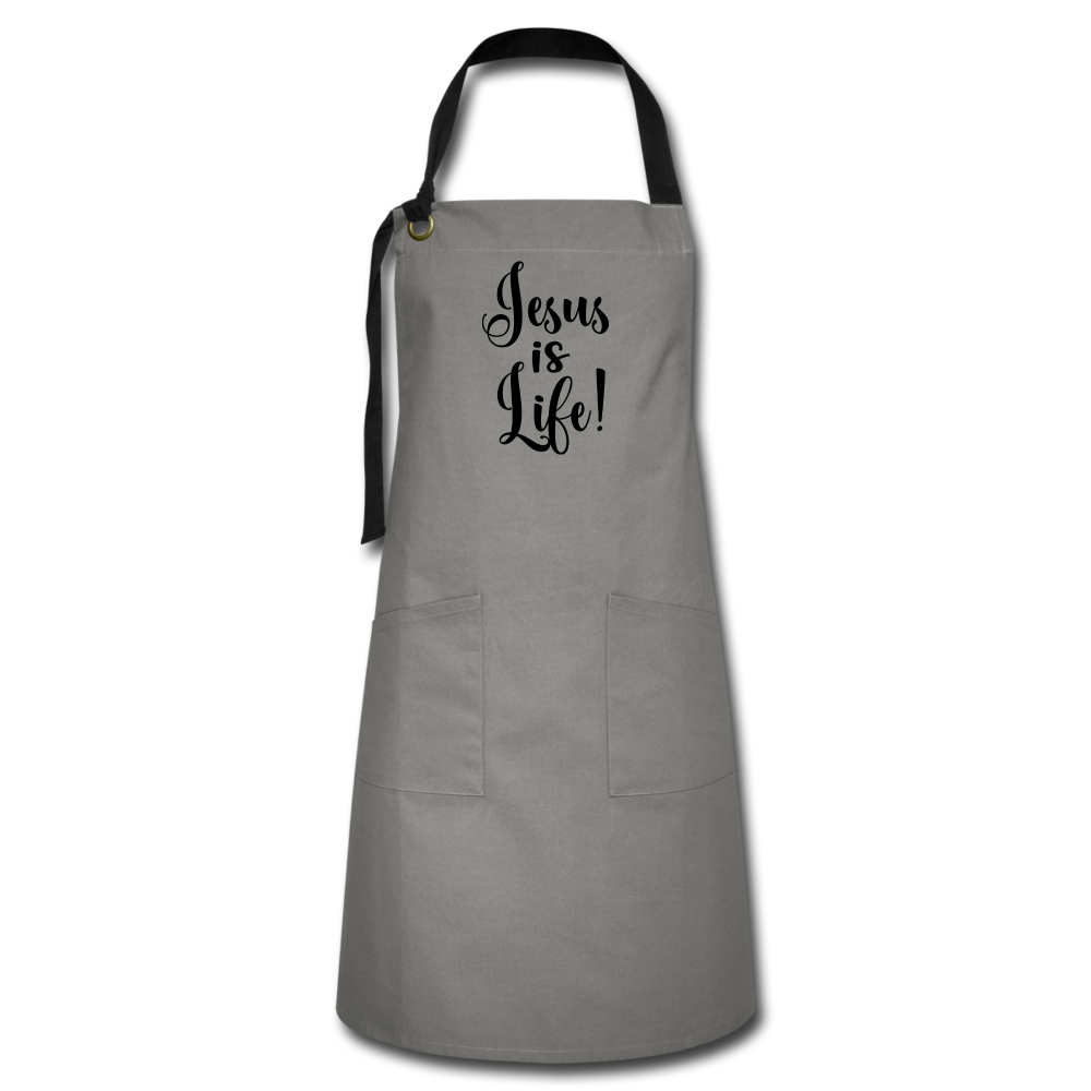 Jesus Is Life Artisan Apron Elisheba M6:33