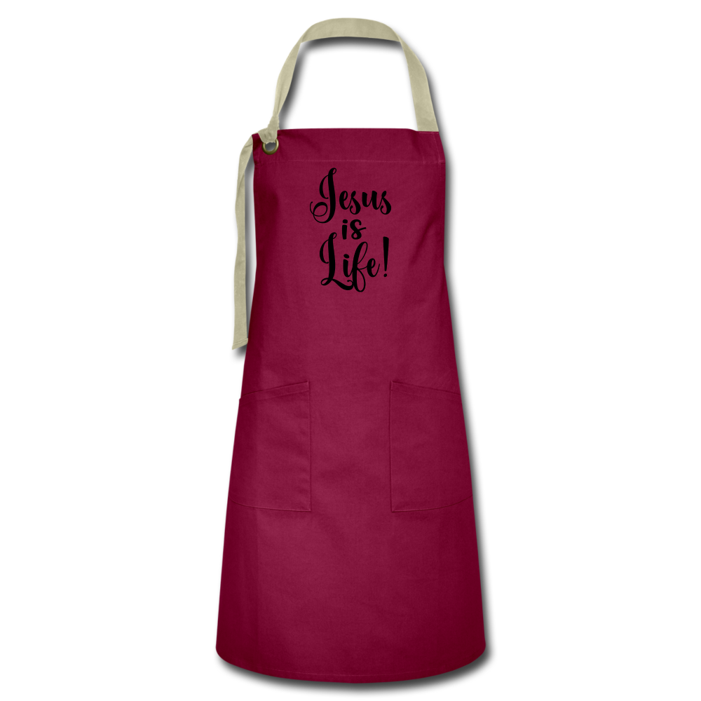 Jesus Is Life Artisan Apron Elisheba M6:33