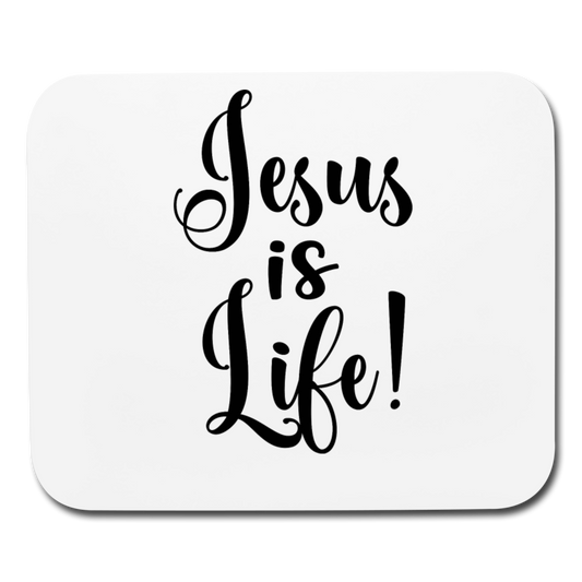 Jesus Is Life Mouse pad Horizontal Elisheba M6:33