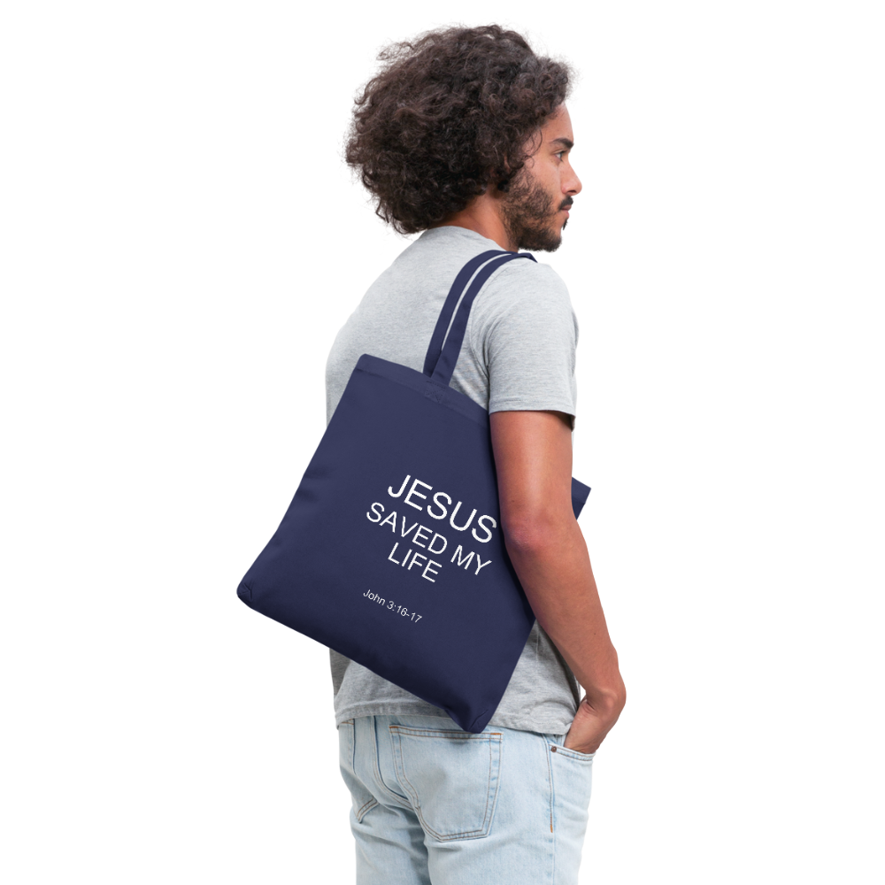 Jesus Saved My Life Tote Bag Elisheba M6:33