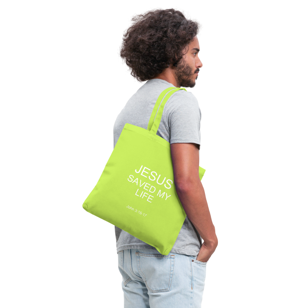 Jesus Saved My Life Tote Bag Elisheba M6:33