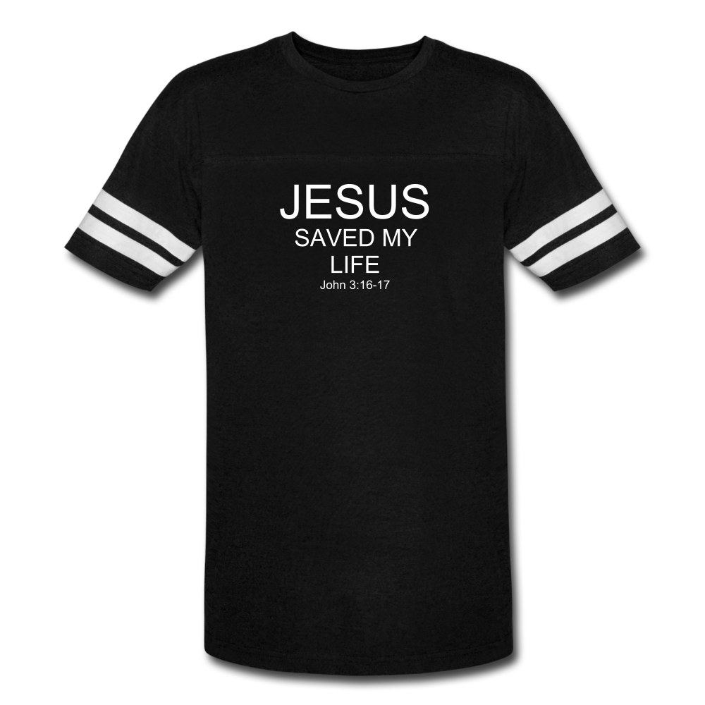 Jesus Saved My Life Vintage Sport T-Shirt Elisheba M6:33
