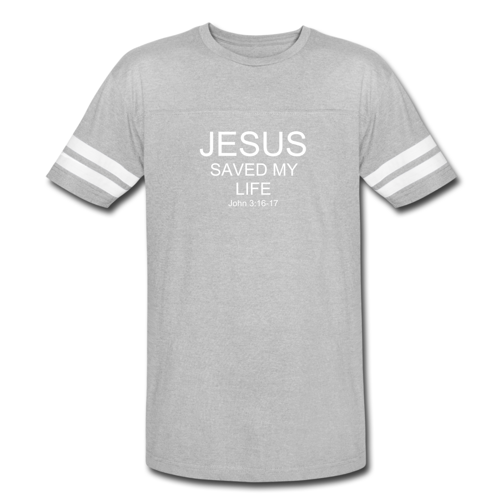 Jesus Saved My Life Vintage Sport T-Shirt Elisheba M6:33