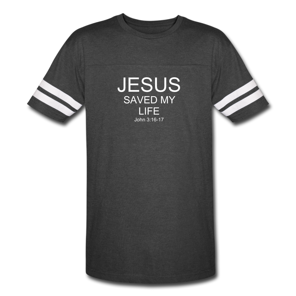 Jesus Saved My Life Vintage Sport T-Shirt Elisheba M6:33