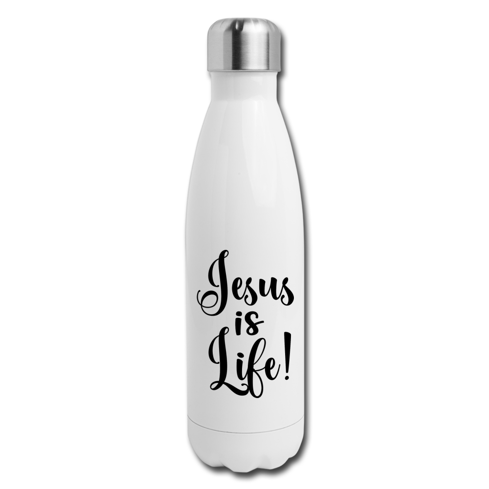 Jesus is Life Insulated Stainless Steel Water Bottle Elisheba M6:33