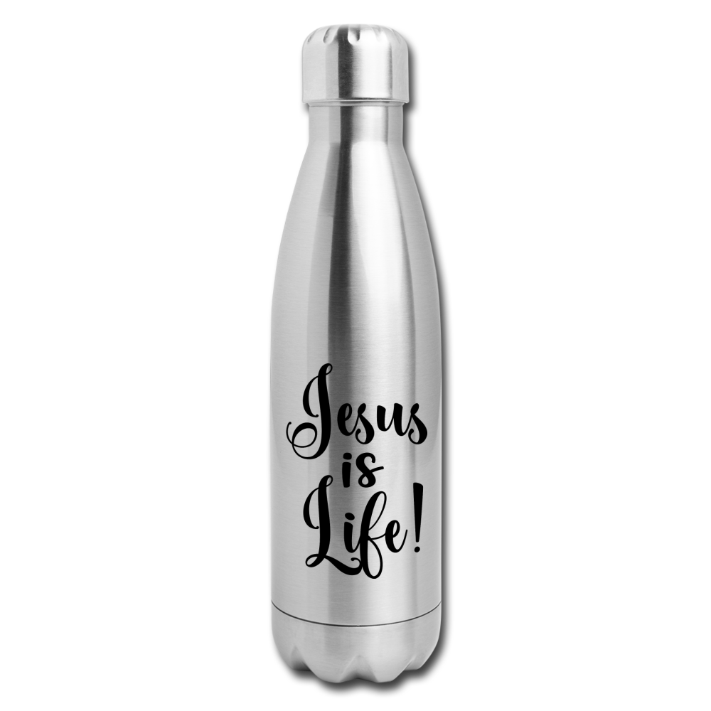 Jesus is Life Insulated Stainless Steel Water Bottle Elisheba M6:33