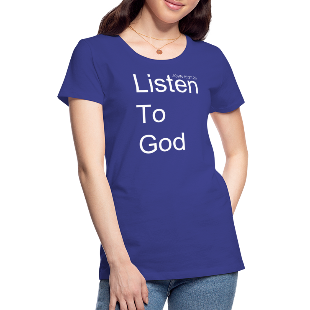 Listen To God Premium T-Shirt Elisheba M6:33