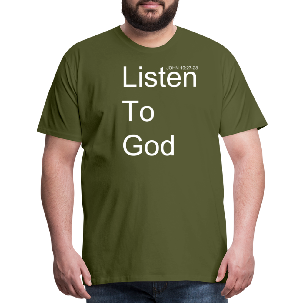 Listen To God Premium T-Shirt Elisheba M6:33