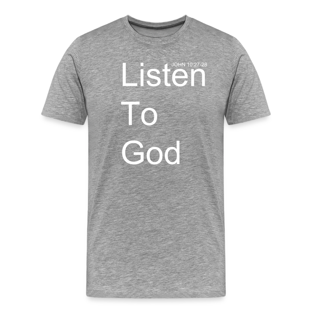Listen To God Premium T-Shirt Elisheba M6:33