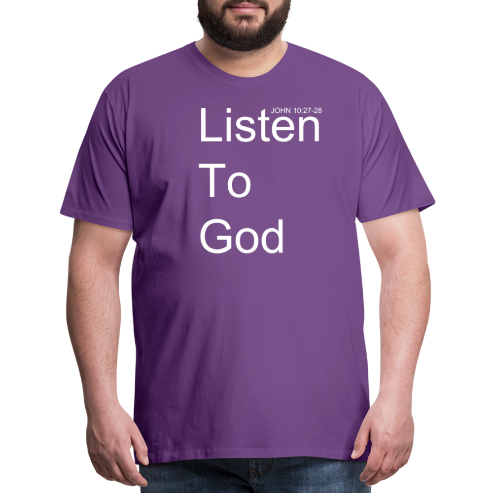 Listen To God Premium T-Shirt Elisheba M6:33