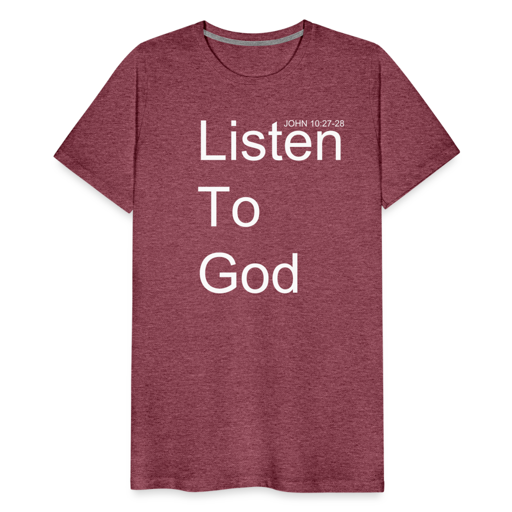Listen To God Premium T-Shirt Elisheba M6:33