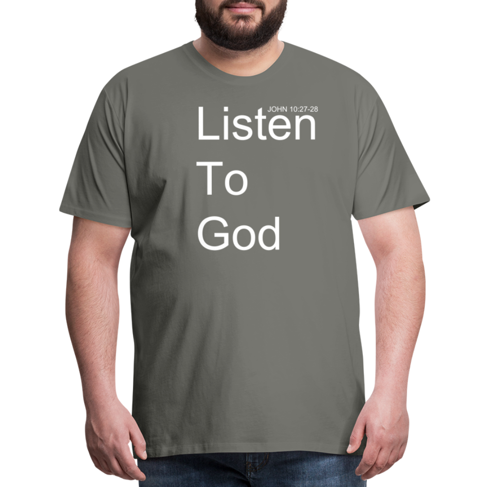 Listen To God Premium T-Shirt Elisheba M6:33