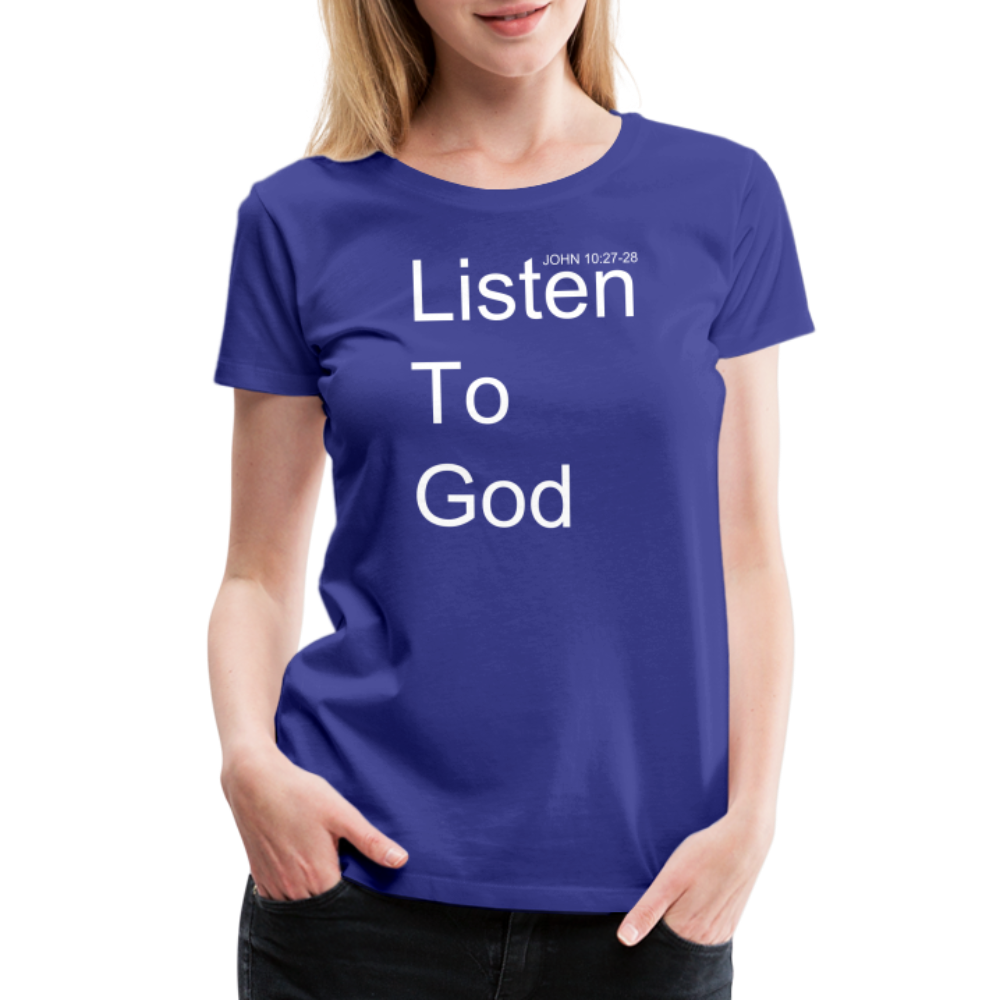 Listen To God Premium T-Shirt Elisheba M6:33