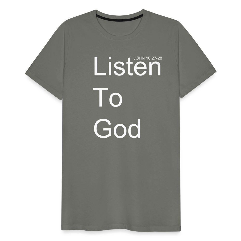 Listen To God Premium T-Shirt Elisheba M6:33