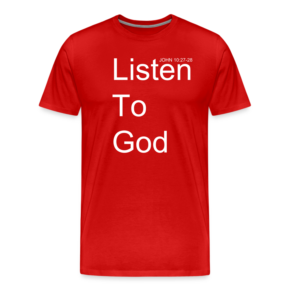 Listen To God Premium T-Shirt Elisheba M6:33