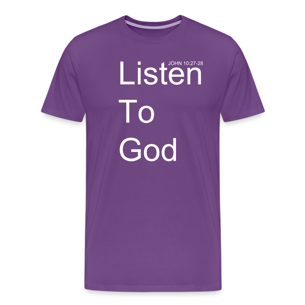 Listen To God Premium T-Shirt Elisheba M6:33