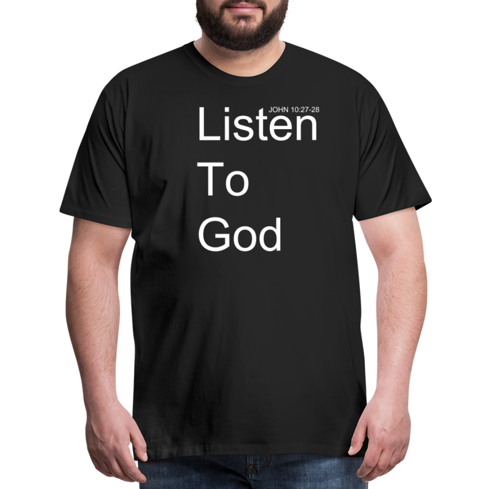 Listen To God Premium T-Shirt Elisheba M6:33