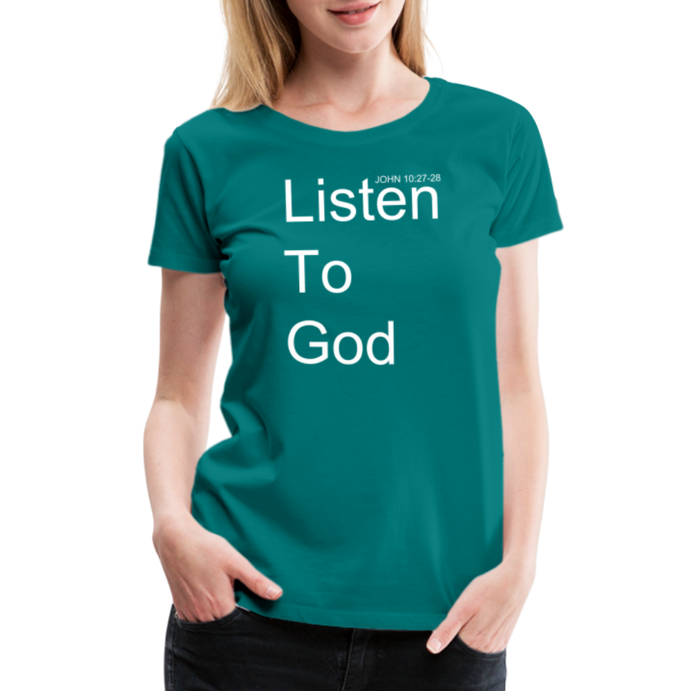 Listen To God Premium T-Shirt Elisheba M6:33
