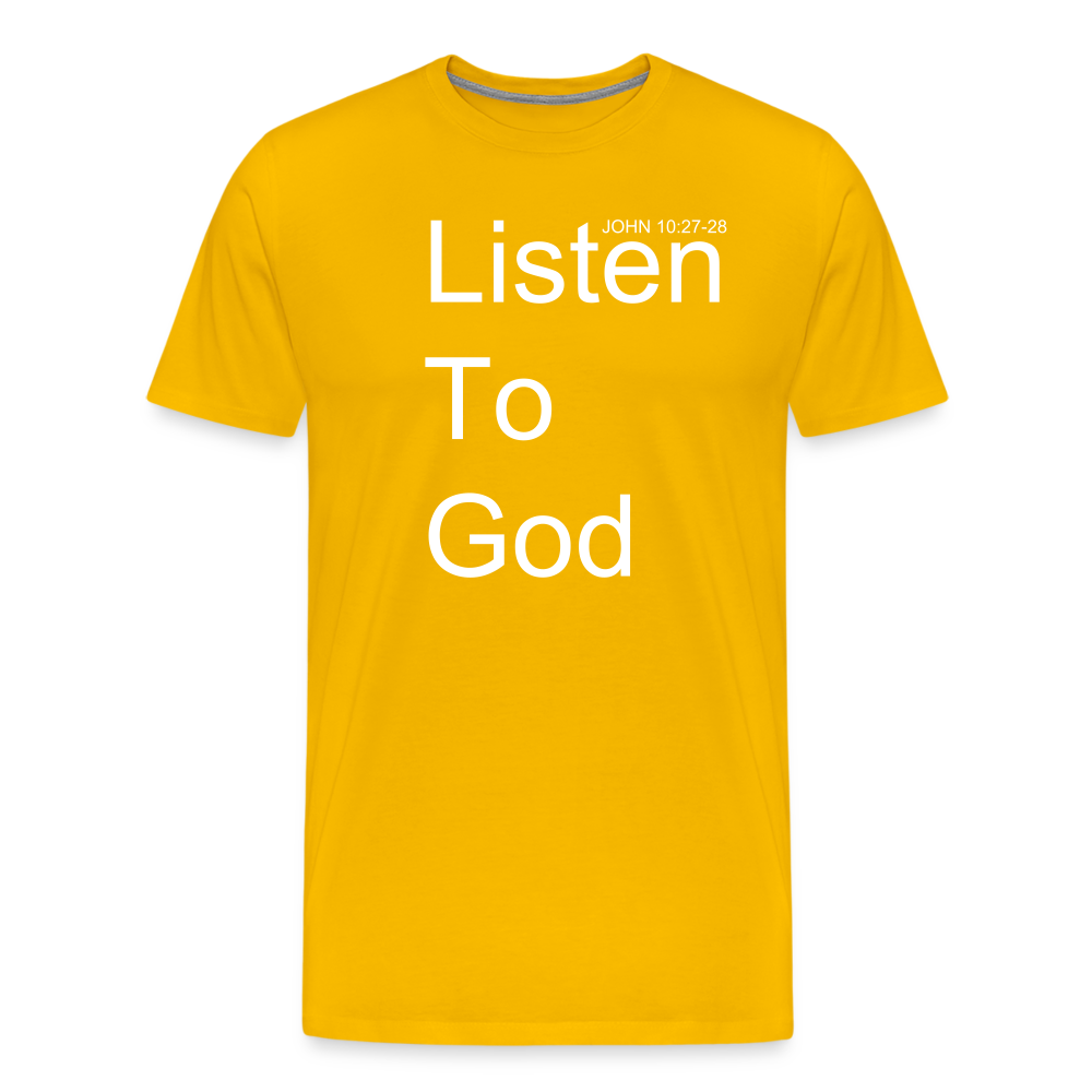 Listen To God Premium T-Shirt Elisheba M6:33