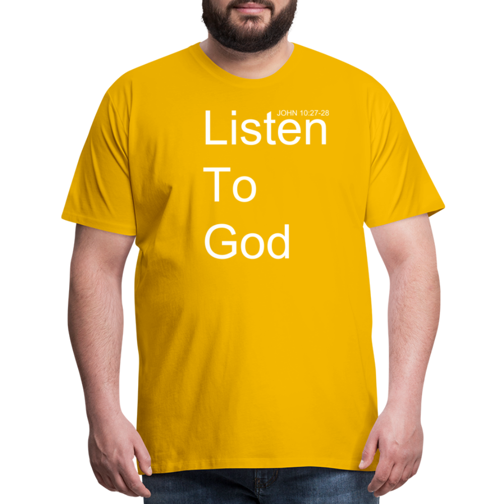 Listen To God Premium T-Shirt Elisheba M6:33