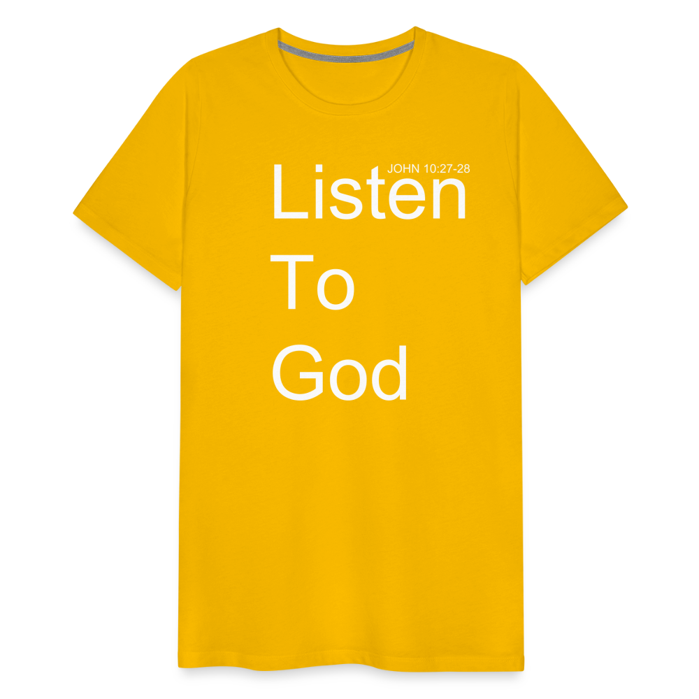 Listen To God Premium T-Shirt Elisheba M6:33