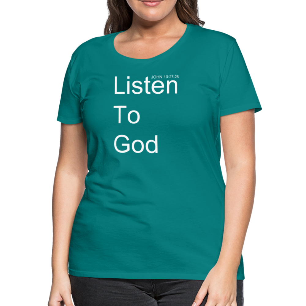 Listen To God Premium T-Shirt Elisheba M6:33