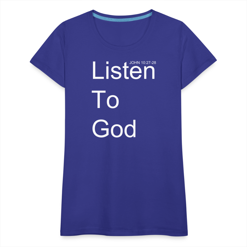 Listen To God Premium T-Shirt Elisheba M6:33