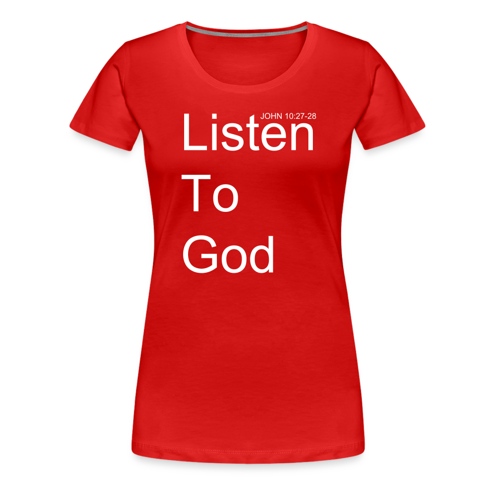 Listen To God Premium T-Shirt Elisheba M6:33