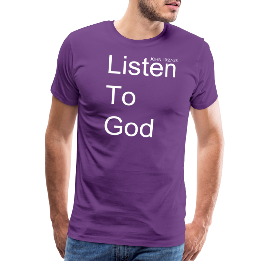 Listen To God Premium T-Shirt Elisheba M6:33