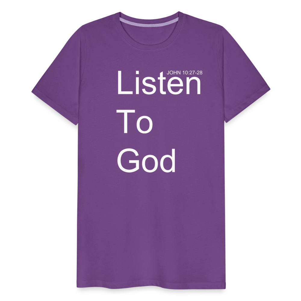 Listen To God Premium T-Shirt Elisheba M6:33