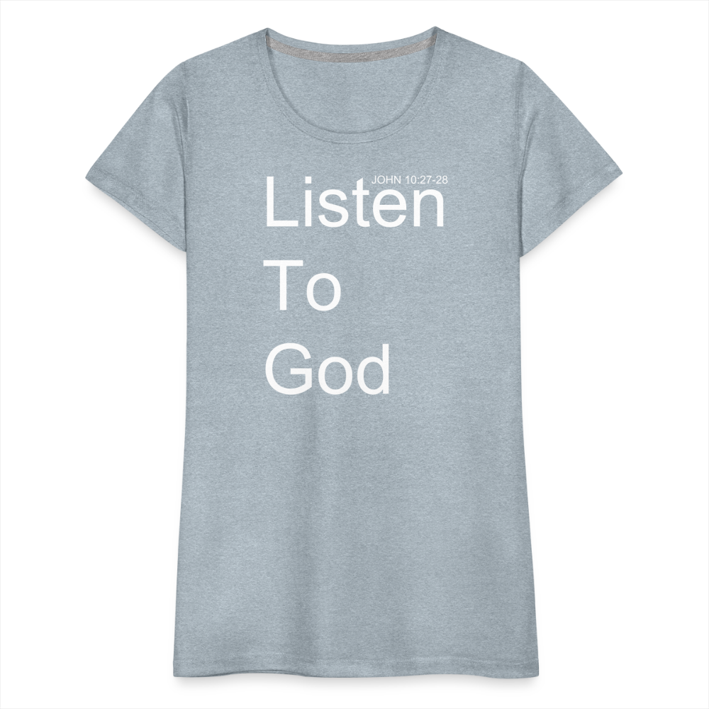 Listen To God Premium T-Shirt Elisheba M6:33