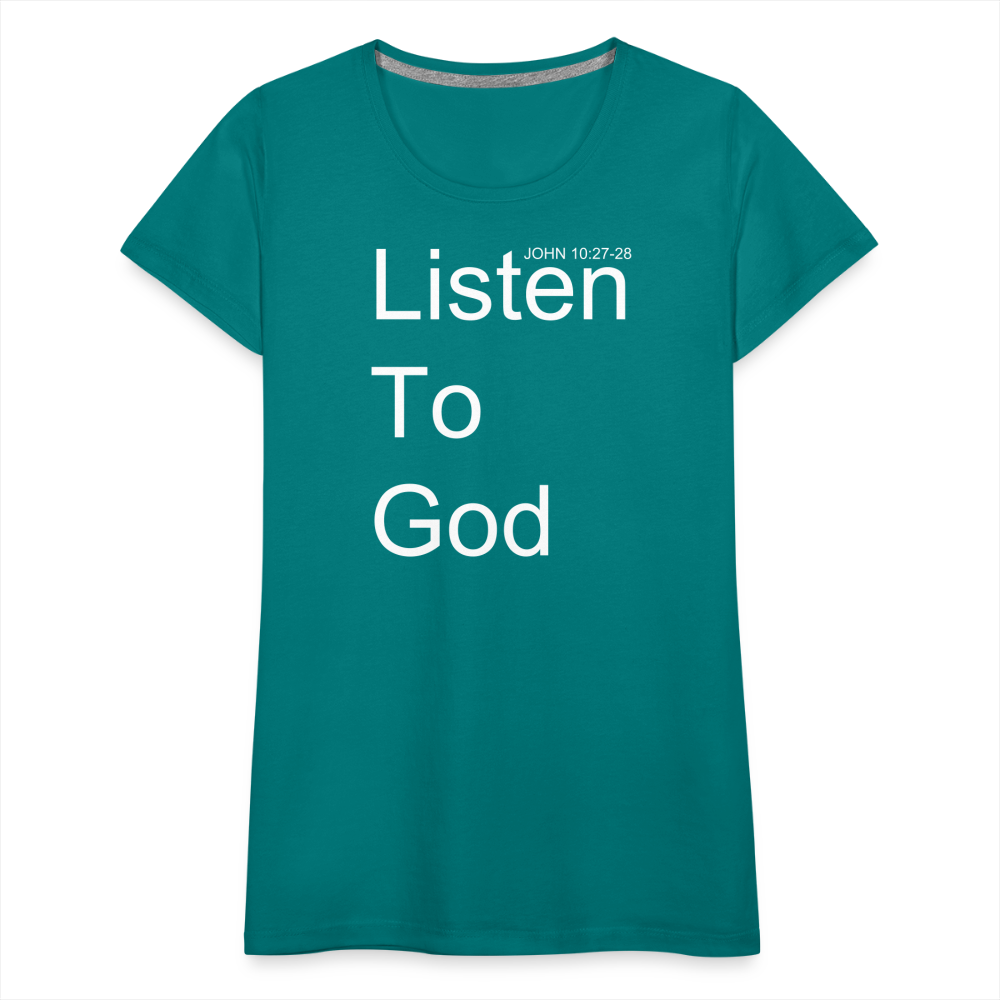 Listen To God Premium T-Shirt Elisheba M6:33