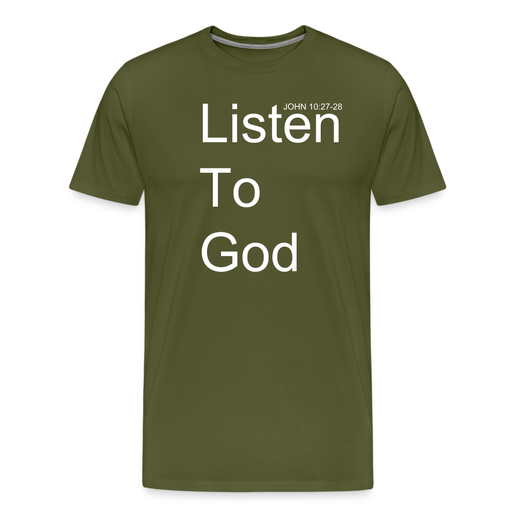 Listen To God Premium T-Shirt Elisheba M6:33