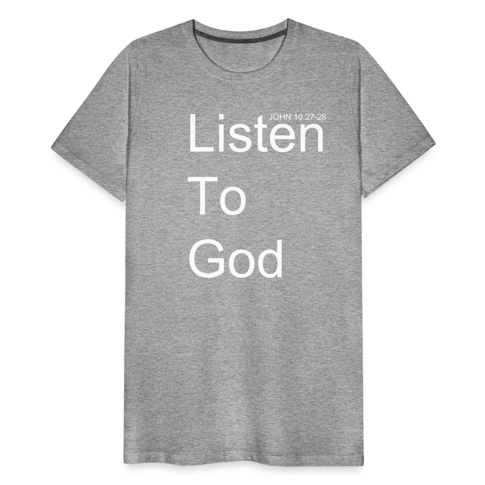 Listen To God Premium T-Shirt Elisheba M6:33