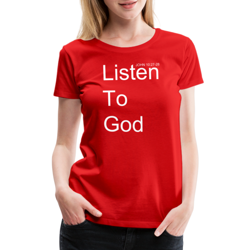Listen To God Premium T-Shirt Elisheba M6:33