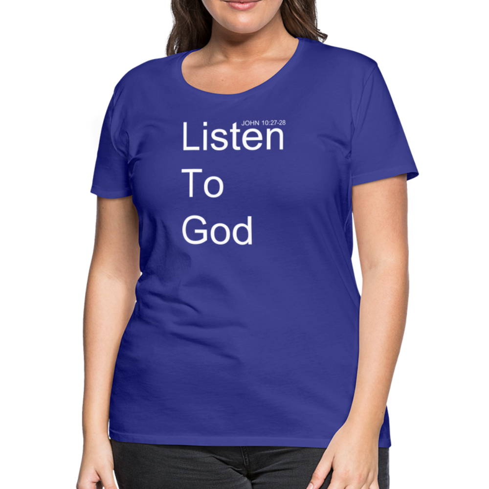 Listen To God Premium T-Shirt Elisheba M6:33