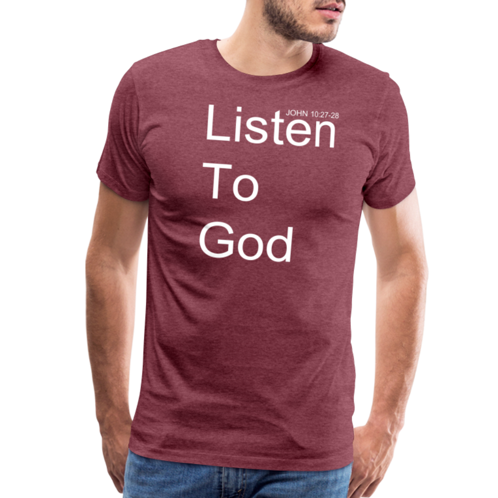 Listen To God Premium T-Shirt Elisheba M6:33