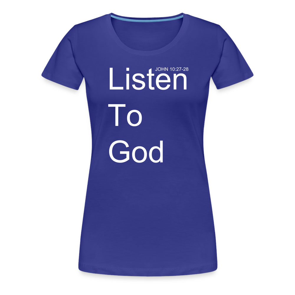 Listen To God Premium T-Shirt Elisheba M6:33