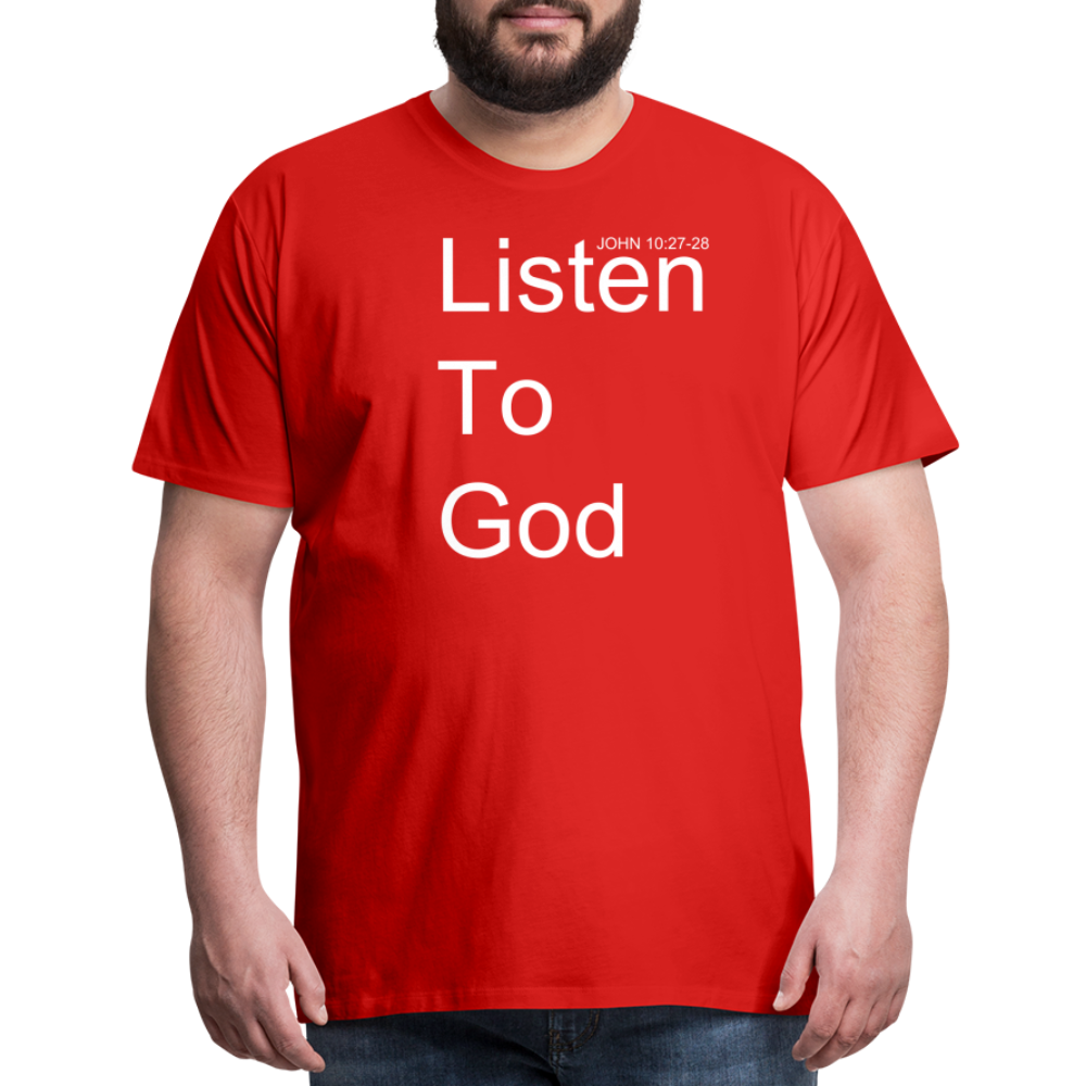 Listen To God Premium T-Shirt Elisheba M6:33