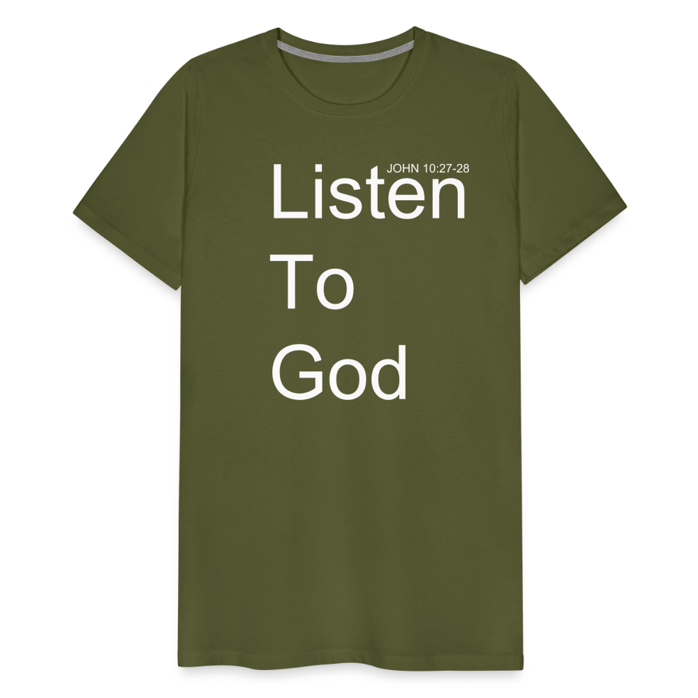 Listen To God Premium T-Shirt Elisheba M6:33
